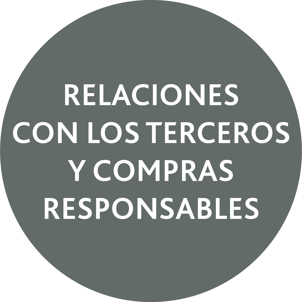 Relaciones con los terceros y compras responsables