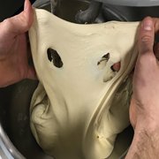 dough with holes